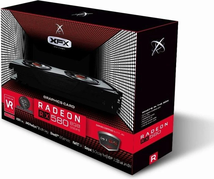 XFX Radeon RX 580 GTR-S Black Edition White, 8GB GDDR5, DVI, HDMI, 3x DP