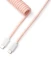 Keychron Coiled Aviator Cable, Tastaturkabel (Spiral-Textilkabel), 1.36m, rosa Vorschaubild