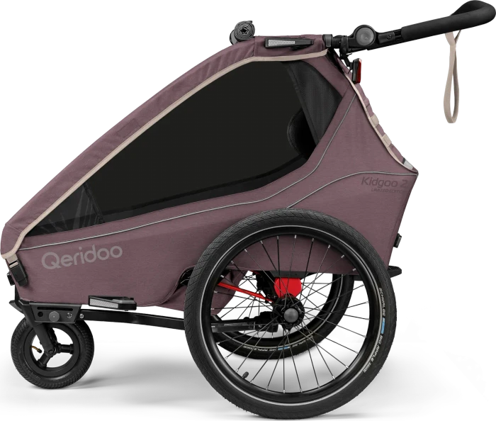 Qeridoo Kidgoo 2 Fahrradanhänger wildberry violet (Modell 2026)