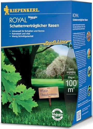 Kiepenkerl Profi-Line Royal Schatten-Rasen Saatgut, 2kg