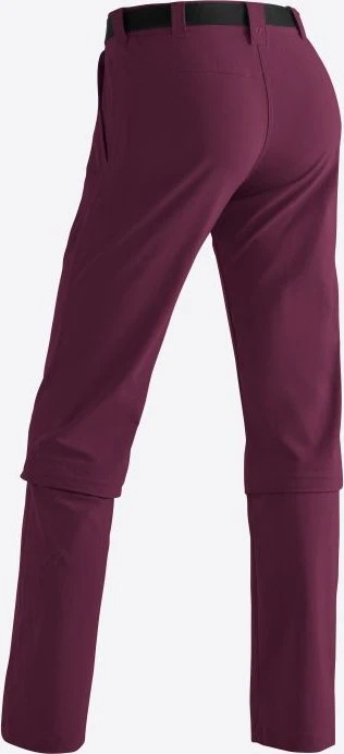 Maier Sports Arolla Capri Zip-Off Hose lang cherry wine (Damen)