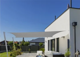Windhager Capri Sonnensegel 400x500cm grau