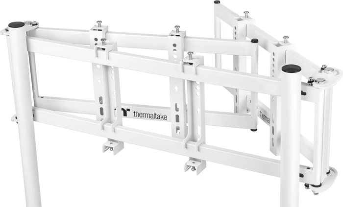 Thermaltake Triple Monitor Stand Snow für Racing Simulator Cockpit GR500, weiß