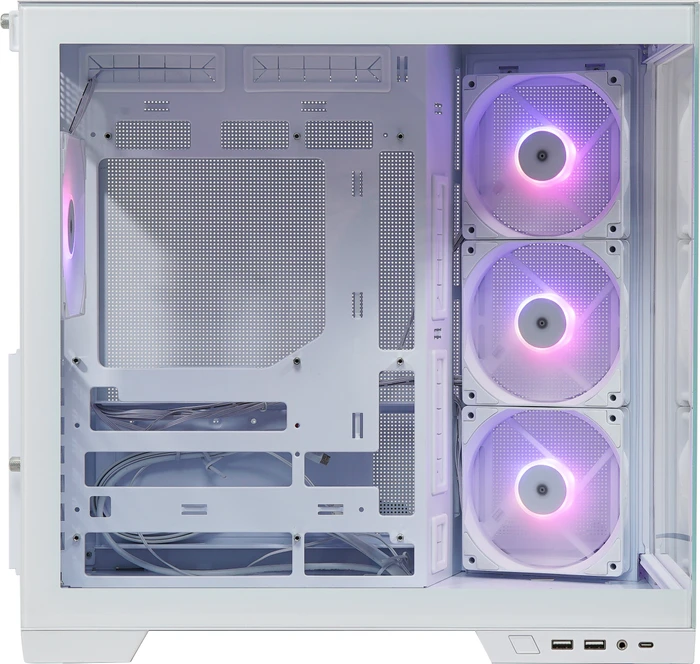 Silentware View A-RGB White, Glasfenster