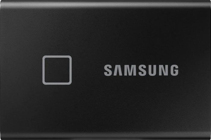 Samsung Portable SSD T7 Touch, Metallic Black, 500GB, USB-C 3.1