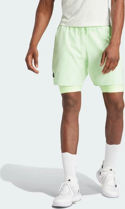 adidas Tennis Heat.RDY Shorts und Set Hose lang semi green spark/green spark (Herren)