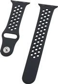 Peter Jäckel Watch Band Silicon Dual für Apple Watch (40mm/38mm) schwarz