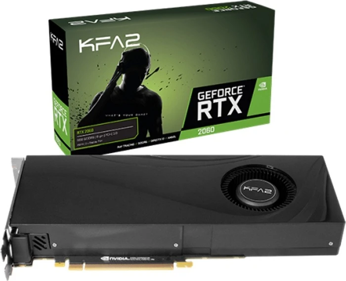 KFA2 GeForce RTX 2060 OC, 6GB GDDR6, DVI, HDMI, DP