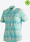 Maier Sports Kendra Hemd kurzarm turquoise check (Damen) Vorschaubild