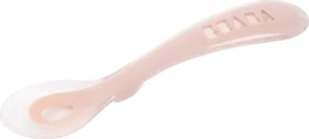 Beaba Silikon Kinderlöffel zweites Lebensjahr rosa