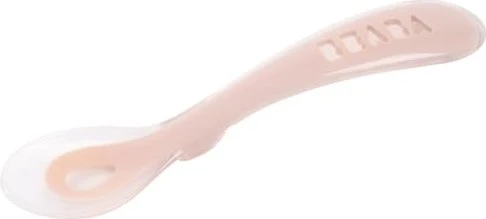 Beaba Silikon Kinderlöffel zweites Lebensjahr rosa