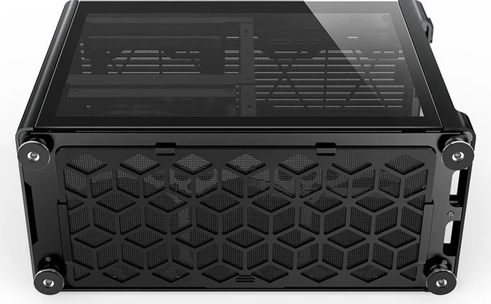 Jonsbo Jonsplus i100 Pro, schwarz, Glasfenster, Mini-ITX