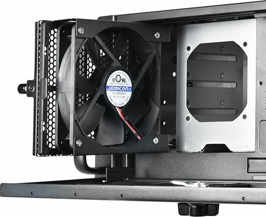 SilverStone RM400, Rackmount Storage, schwarz/grau, 4HE, ATX