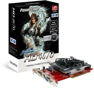 PowerColor Radeon HD 4670 PCS, 1GB DDR3, VGA, DVI, TV-out