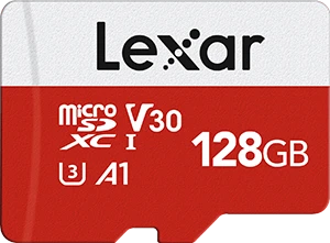 Lexar E-Serie, microSD UHS-I U1 / U3, A1, V10 / V30