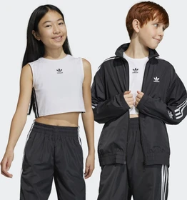 adidas Adicolor Crop Shirt ärmellos weiß (Junior)
