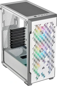 Corsair iCue 220T RGB Airflow, weiß, Glasfenster
