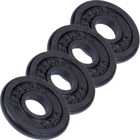 ScSports Gusseisen Hantelscheibe 4x 0.5kg