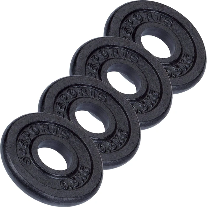 ScSports Gusseisen Hantelscheibe 4x 0.5kg