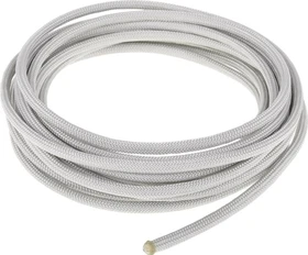Alphacool AlphaCord Sleeve 4mm Gewebeschlauch für Rundkabel, Gewebeschlauch, 3.3m, Silver Grey