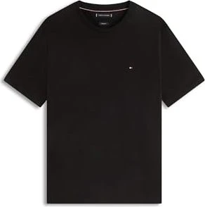 Tommy Hilfiger Roundneck Flag T-Shirt kurzarm schwarz (Herren)