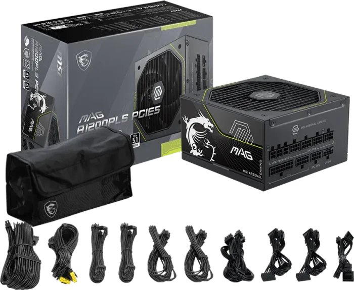 MSI MAG A1200PLS PCIE5 1200W, ATX 3.1