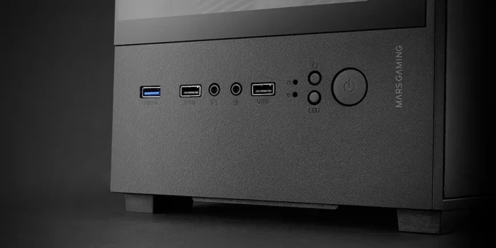 Mars Gaming MC-SE2 Black, Glasfenster