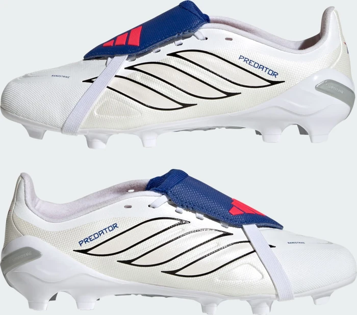 adidas Predator League Fold-Over Tongue FG cloud white/zero metalic/royal blue (Junior)