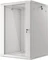 Lanberg WF01 Series 19" Wandschrank 18HE, hängend, Flatpack, Glastür, IP20, RAL 7035, 600mm tief Vorschaubild