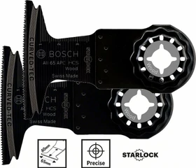 Bosch Professional AII65APC Wood SL HCS Tauchsägeblatt 65mm, 1 Stück