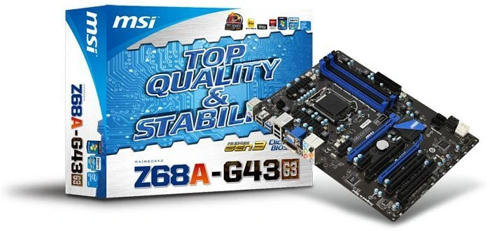 MSI Z68A-G43 [G3] (Intel 1155)