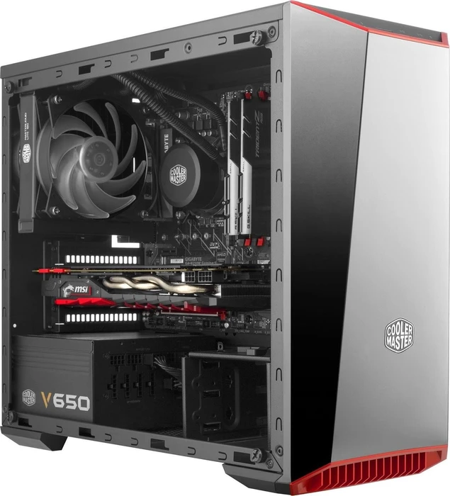 Cooler Master MasterBox Lite 3.1, schwarz, Acrylfenster