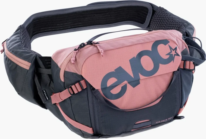 Evoc Hip Pack Pro 3 mit Trinksystem dusty pink/carbon grey