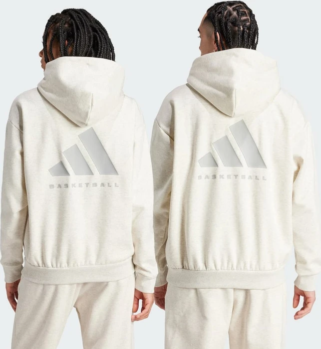 adidas Basketball Hoodie cream white mel.