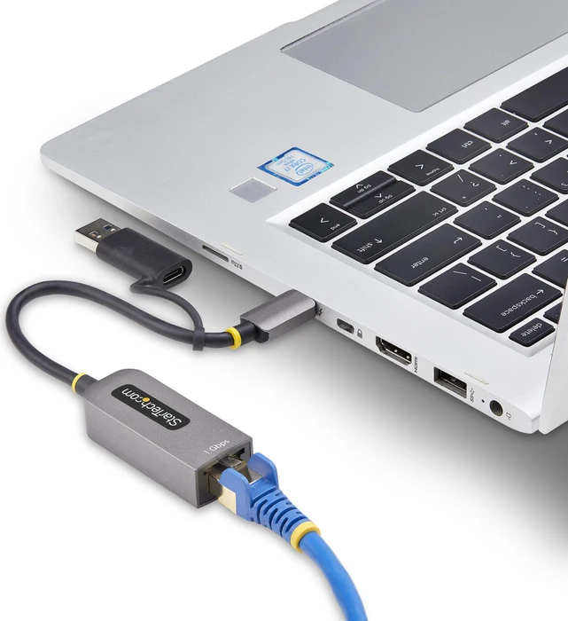StarTech USB auf Gigabit LAN-Adapter, RJ-45, USB-C 3.0/USB-A 3.0 [Stecker]