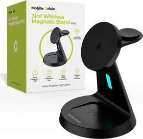 Mobile Origin 3in1 Wireless Magnetic Stand PW9 schwarz