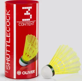Oliver Pro Tec 5 Badmintonbälle gelb, 3 Stück