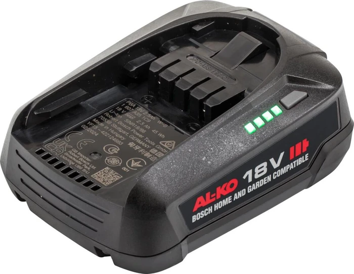 AL-KO B50.5 Li Werkzeug-Akku 18V, 2.5Ah, Li-Ionen (Bosch kompatibel) [2.5Ah] [45Wh]