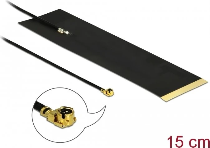 DeLOCK LTE, Klebemontage Antenne, 2.1GHz/900MHz, 1.90-3.90dBi, MHF, omnidirektional (12612)