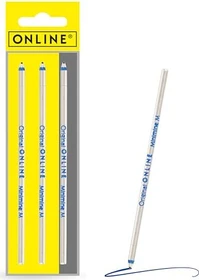 ONLINE Kugelschreiber Standardmine D M blau, 3er-Pack