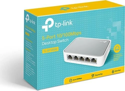 TP-Link TL-SF1000 Desktop Switch, 5x RJ-45
