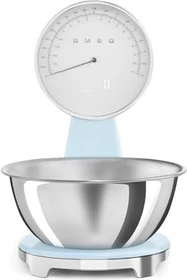 Smeg KSF01PBWW 50's Style analoge/digitale Küchenwaage pastellblau