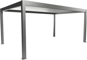Biohort Pergola 5.5x3.5 quarzgrau-metallic/silber-metallic