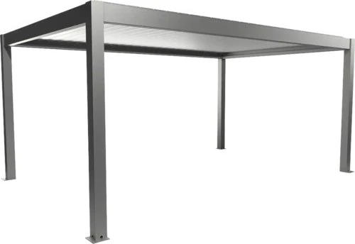 Biohort Pergola 5.5x3.5 quarzgrau-metallic/silber-metallic