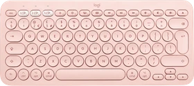 Logitech K380 Multi-Device Keyboard for Mac, Rose, Bluetooth, UK (920-010404)