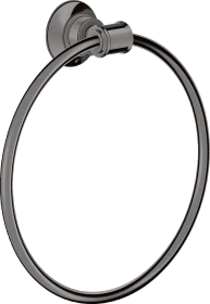 Hansgrohe Axor Montreux Handtuchring polished black chrome