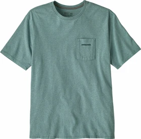 Patagonia Boardshort Logo Pocket Responsibili-Tee T-Shirt kurzarm blue sage (Herren)