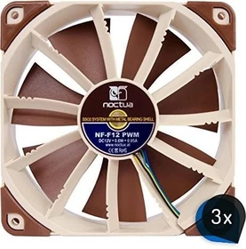 Noctua NF-F12 PWM, 120mm, 3er-Pack