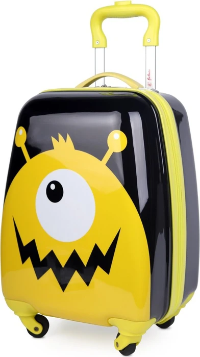 Hauptstadtkoffer For Kids Monster Spinner 24l gelb