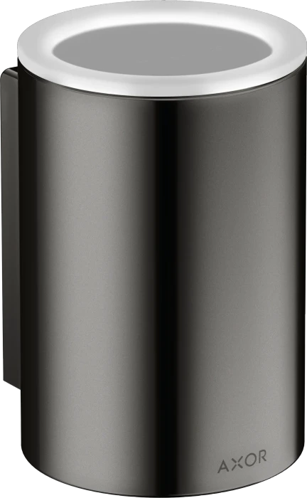 Hansgrohe Axor Universal Circular Zahnputzbecher mit Halter polished black chrome